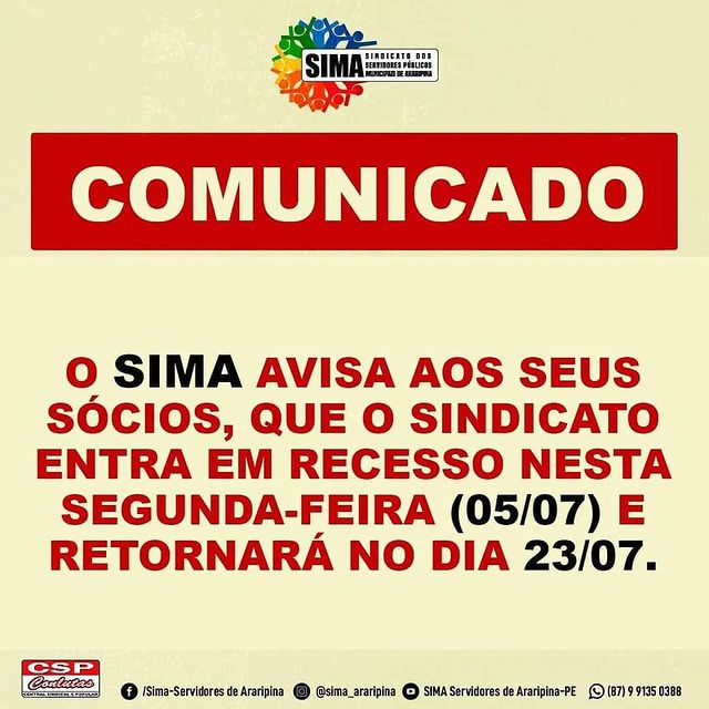 COMUNICADO
